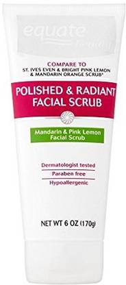 Generic Equate Beauty Polished & Radiant Mandarin & Pink Lemon Facial  Scrub