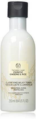 THE BODY SHOP Chinese Ginseng & Rice Clarifying Milky Toner, 8.45 Fluid Ounce Women
