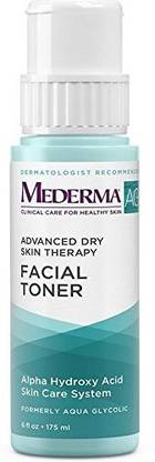 Aqua Glycolic Mederma Ag Advanced Dry Skin Therapy Facial Toner 6 Oz Women