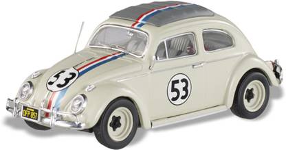Mattel Hot Wheels 1963 - Volkswagen Herbie The Love Bug, White BCK07 1/43 Scale