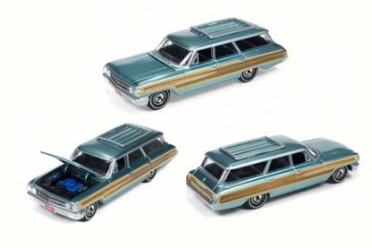 Auto World 1964 Ford Country Squire AW64052/48A 1/64 Scale