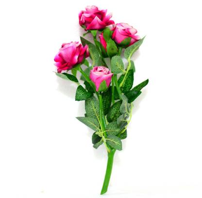 Ashiyana AD-F-ROS-06 Pink Orchids Artificial Flower