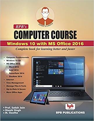 BPB's Computer Course Windows 10 with MS Office 2016