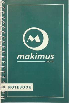 makimus designs Clearance Mini Notebook Ruled -Red Colour 200 Pages