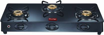 Prestige 3 Burners (GT 03L) Glass Manual Gas Stove