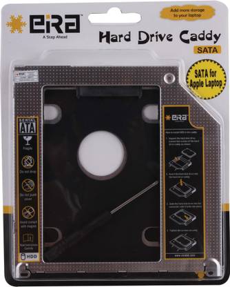 eiRa HARD DRIVE CADDY (FOR APPLE LAPTOPS) ER-1208 2.5 inch Shock Resistant Internal Hard Drive Enclosure