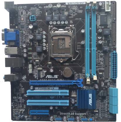 ASUS P7H55-M LX Supported Socket 1156 (OEM) Desktop Motherboard