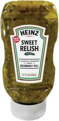 HEINZ Sweet Relish Squeeze Bottle - 375ml (12.7oz) Sauces
