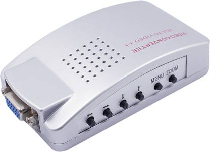 Smacc  TV-out Cable vga to av ( Universal NTSC PAL VGA to TV AV RCA Signal Adapter Converter )