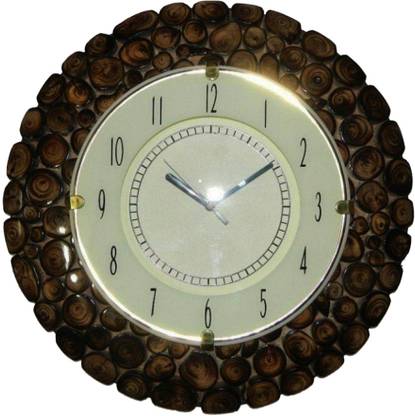 SHAH EMPORIUM Analog 40 cm X 20 cm Wall Clock