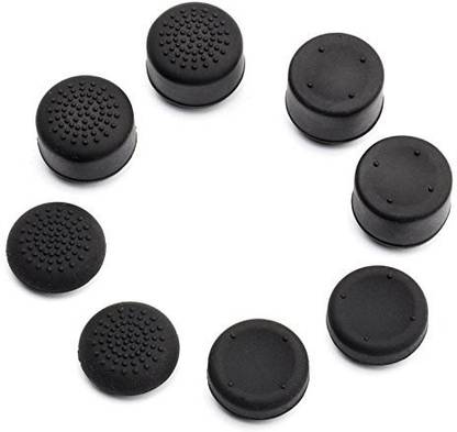 microware 8Pcs/Set Thumb Stick Grip Joystick Caps Covers for PS4 360 Analog Controller  Gaming Accessory Kit