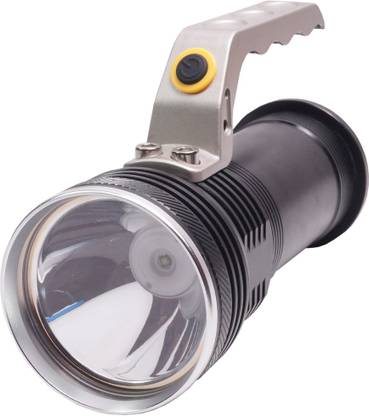 Aalika 1000 Meters 15 cm Cree 800 Lumens Rechargeable LED Flashlight Torch Torch