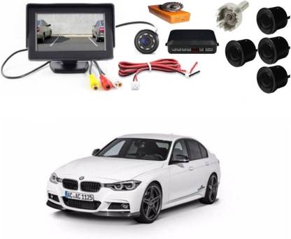 AUTOGARH Premium Car TFT Monitor & LED Camera with Parking Sensor Kit For 4 Series Combo