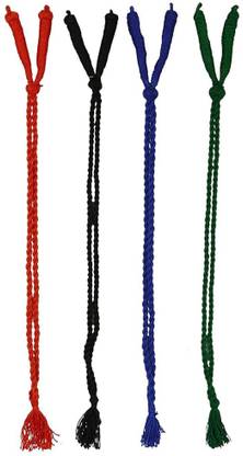 GOELX Necklace Doris Ropes Braided Cord Colorful Thin Choker Dories Combo for necklace making/designing/jewellery designing Pack of 5