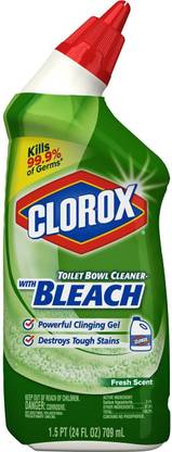 CLOROX Toilet Bowl Cleaner with Bleach-Fresh Scent Original Gel Toilet Cleaner