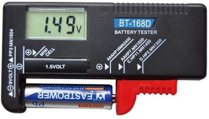 Techtest Universal Digital Battery Tester Volt Checker For AA AAA C D 9V 1.5V Button Cell BT-168D Batteries battery tester all type, battery testers, battery tester all, battery tester digital, Battery testing, batteries, batteries aa, aaa batteries, rechargeable batteries aa, batteries 9v, batteries c, batteries d, batteries 1.5v, Digital Battery Tester