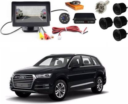 AUTOGARH Premium Car TFT Monitor & LED Camera with Parking Sensor Kit Combo