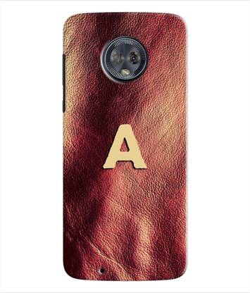 pinaaki Back Cover for Moto G6 - Alphabet A