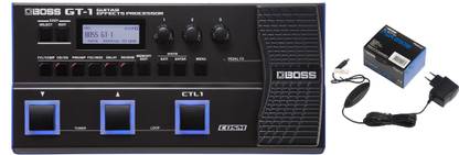 BOSS GT-1 Guitar Effect Processor with PSA-230 AC Adaptor Guitar Processor