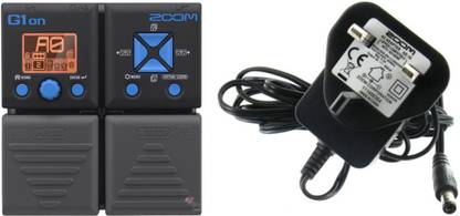 ZOOM G1ON Guitar Effects Pedal with AD-16 AC Adaptor Guitar Processor