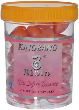tripti collections KINGBANG VITAMIN E ANIMATE HAIR SOFTEN ESSENCE HAIR SOFTGEL CAPSULE 60 x 1.6G