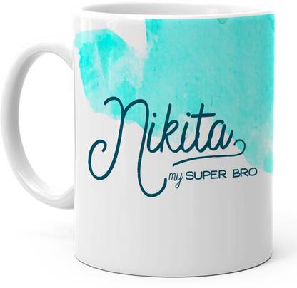 HOT MUGGS "Nikita" - My Super Bro Personalized Ceramic Coffee Mug