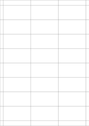 NPLABEL A4 labels - 65 X 34 mm, 2400 Stickers Per Packet, Self Adhesive Paper Label