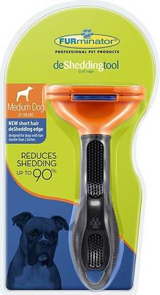 FURMINATOR Medium Deshedding Tool Short Hair Shedding Blade for  Dog