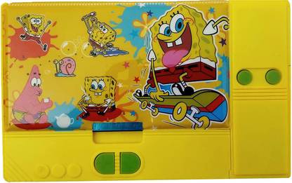 NeoTask Jumbo spongebob jumbo pencil box Art Plastic Pencil Box
