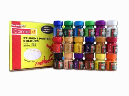 Camlin kokuyo student poster color,18 SHADES