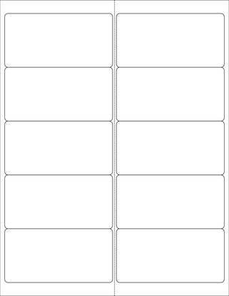 GVAAS 1000 Matte Paper Labels Sticker For Inkjet and Laser printers / 10 LABELS IN 1 SHEET A4 SIZE SELF ADHESIVE Paper Label