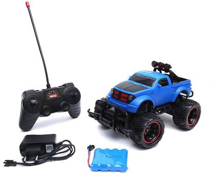 Wembley Toys HIGH QUALITY ABS Macho Off-Roader Remote Control Jeep with Rubber-BLUE