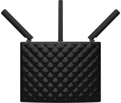 TENDA AC-15 Wireless Router 2.4 GHz, 5 GHz 1900 Mbps Wifi Speed Dual Band External Antenna Ethernet (Cable Broadband), Access Point Mode