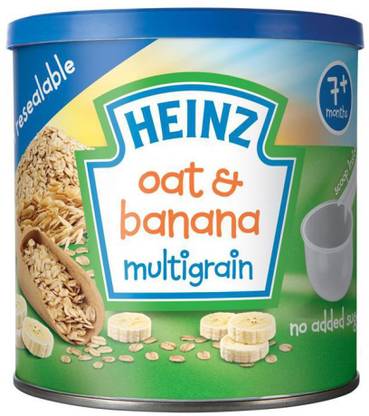 HEINZ Oat & Banana Multigrain Baby Food Cereal 240g Cereal