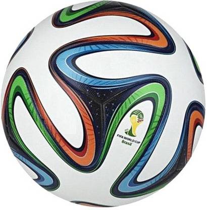 SST Brazuka Multicolour Football - Size: 5
