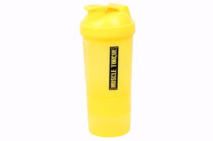 Muscle Torque Gym/Protien Shaker, With Two Extra Comparments 500 ml Shaker