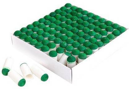Laxmi Ganesh Billiard 100 PCS 100 9mm Push-on snooker tips pool cue stick slip-on tips Snooker, Pool, Billiards Cue Stick