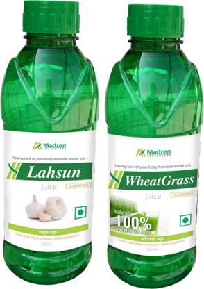 Madren Healthcare Lahsun & Wheat Grass Juice