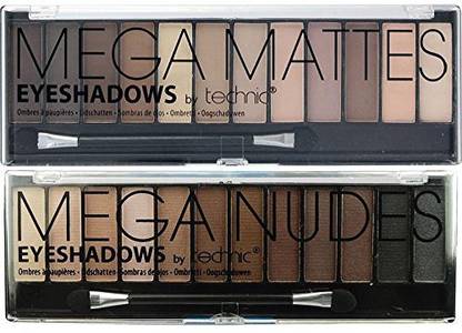 TECHNIC Mega Nudes & Mega Matte Nudes Eyeshadow Palette Set 99.8 g