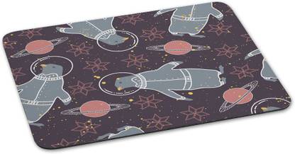 100yellow Mouse pads Animal Printed waterproof coating Gaming Mouse Pad With Anki Skid Resistant Surface  Non Slip Base Mousepad