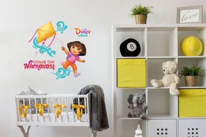 Asian Paints 62 cm Wall Ons Dora Kite Adventured Self Adhesive Sticker