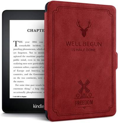 Robustrion Flip Cover for Kindle Paperwhite 3rd Generation/Kindle Paperwhite 1 2 3 2012, 2013, 2014 and 2015