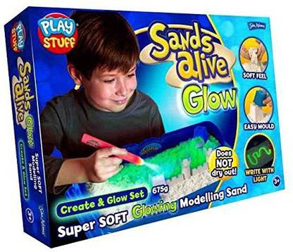 John Adams Sands Alive Glow in the Dark Create and Set (Multi-Colour)