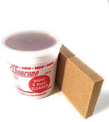 RiverOaks Absorene Book Cleaner And Dirt Eraser (Bundle- 2 Items) For Cleaning Dirt And Dust Off Books And Documents