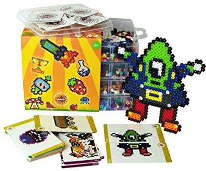 Simbrix Connect & Wow 'Maker Kit' for Fans of Lego Hama Beads - No Peg Board or Iron Required