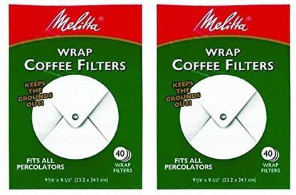 Melitta White Wrap Around Coffee Filter For Percolator (Pack Of 2)