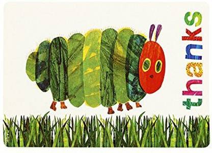 Talking Tables The Very Hungry Caterpillar Thank You Cards (12 Pack), Multicolor