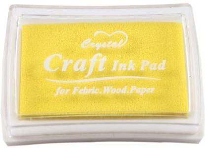YPSelected Yellow Craft Ink Pad Inkpad For Paper Wood Fabric 15 Colors Available Rubber Stamps