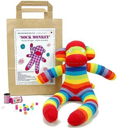 Sock Creatures Monkey Craft Kit
