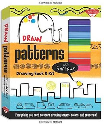 Generic Draw Patterns With Barroux Drawing Book & Kit: Everything You Need To Start Drawing Shapes, Colors, And Patterns!